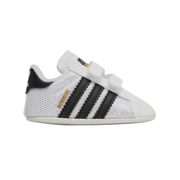 Adidas Superstar Crib – Sneakers neonato bianche con strisce nere
