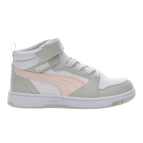 Puma Rebound V6 Mid Rosa Bambini
