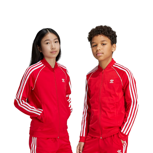 Tuta Adidas Bambini Adicolor Rossa 3-Stripes