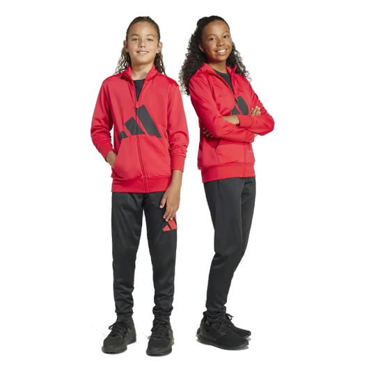 Tuta Adidas rossa e nera bambini