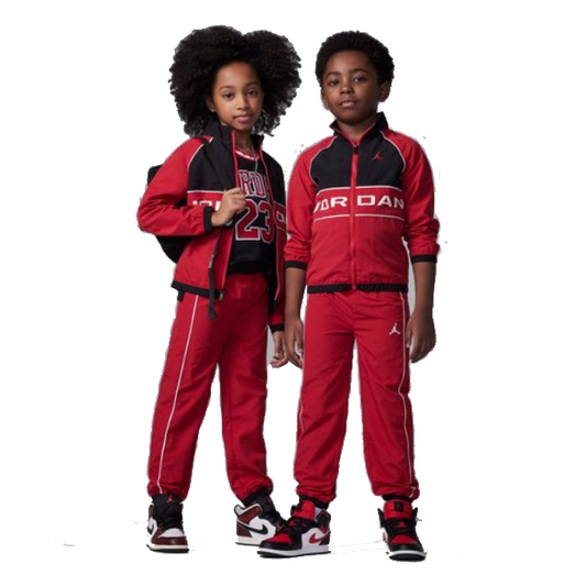 Tuta Jordan Bambini Rosso e Nero