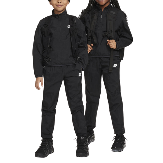 Tuta Nike Bambini Nera con Logo Bianco