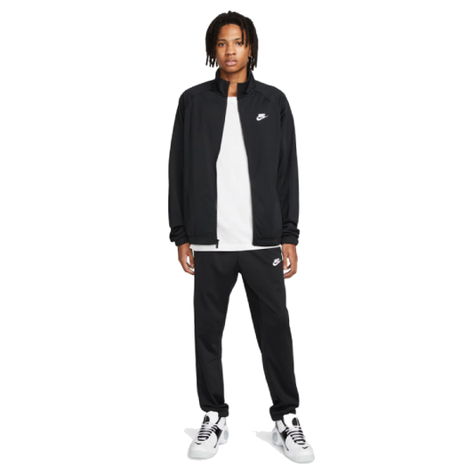 Tuta Nike Uomo Nera con Logo Bianco