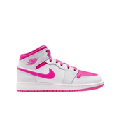 Nike Air Jordan 1 Mid – Bambini Bianco/Rosa