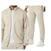 Tuta Adidas Beige Uomo