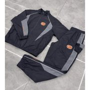 Tuta Uomo Nike Air Nera e Logo arancione
