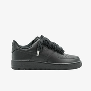 Nike Air Force 1 Nere con lacci a corda