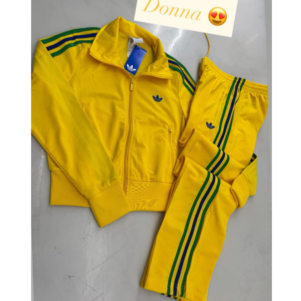 Tuta Adidas Donna Gialla e Verde