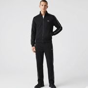 Tuta Lacoste Nera strisce Bianche Uomo-Donna