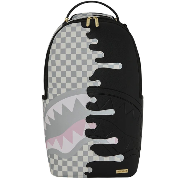 Zaino Sprayground Cream Check Unfinished Shark