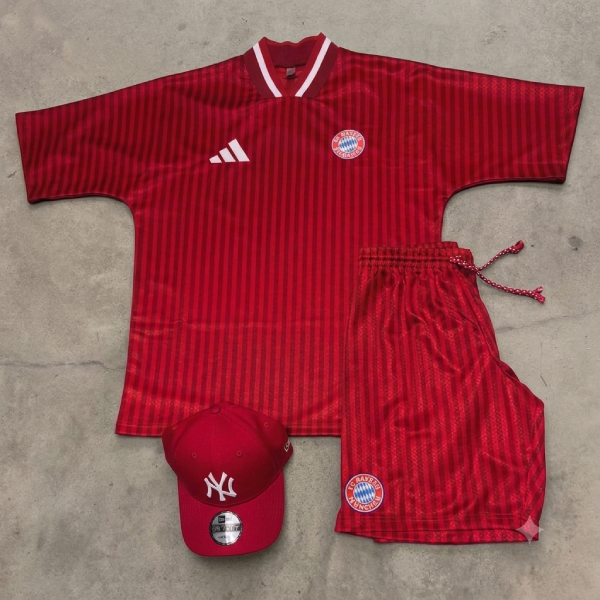 Completo Rosso Adidas x Bayer