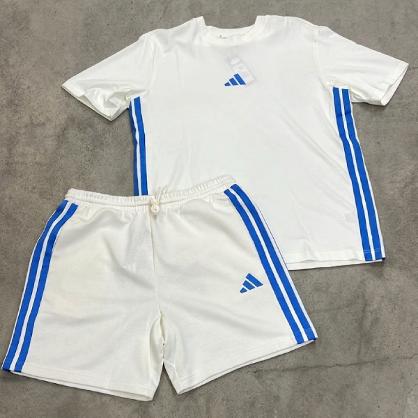 Completo Adidas Uomo Bianco e Celeste