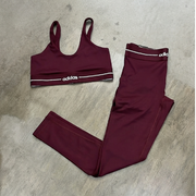 Coordinato Adidas Bordò-verde acqua