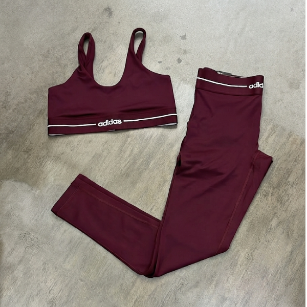Coordinato Adidas Bordò-verde acqua