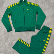 Tuta Adidas Original Verde E Gialla