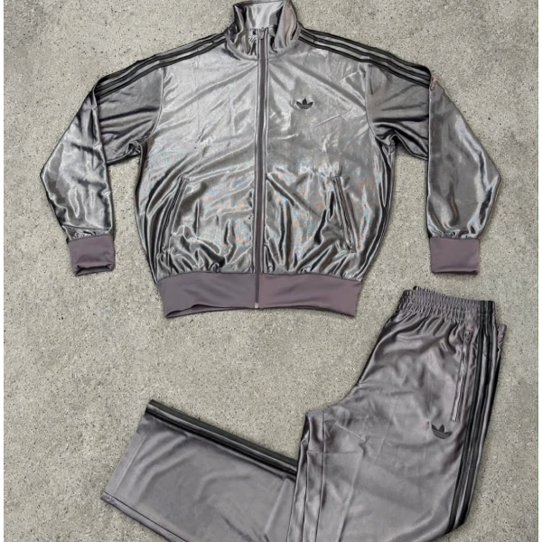 Tuta Adidas Mettalic silver