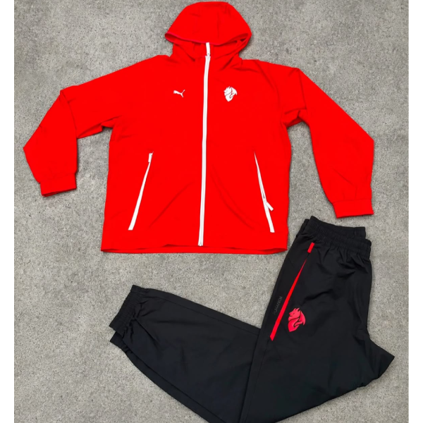 Tuta Milan x Puma con cappuccio uomo