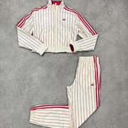 Tuta Adidas Donna Bordò A Righe -reversibile-