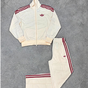 Tuta Adidas Beige e Rossa Donna