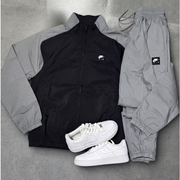 Tuta Nike Air Nera-Grigia