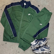 Tuta Nike Verde-Blu