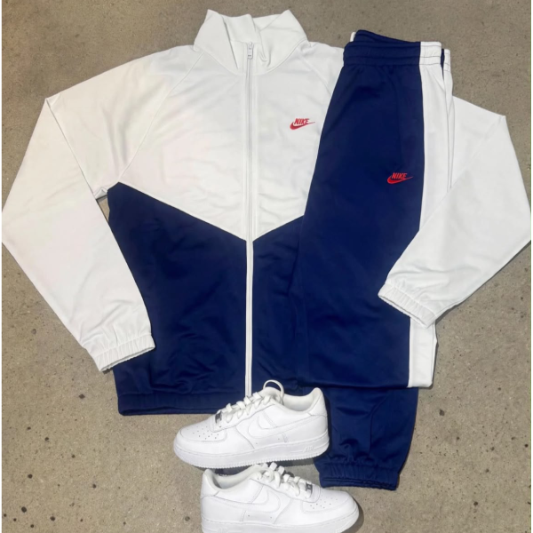 Tuta Nike Logo Rosso -bianca,blu-