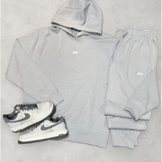 Tuta Nike Grigia con Cappuccio