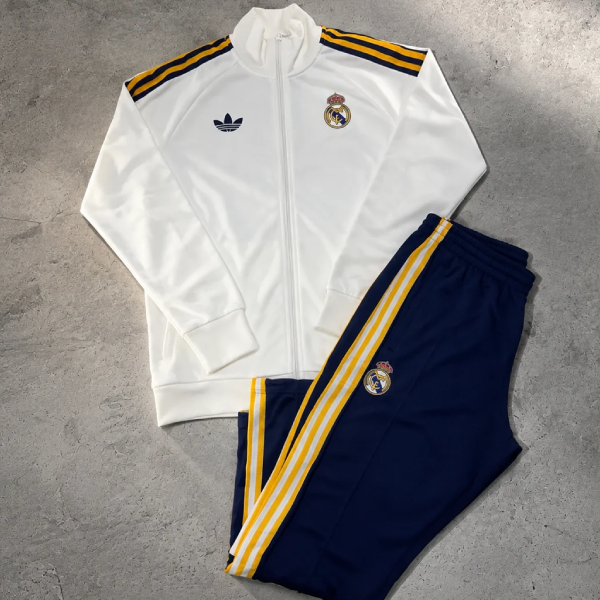 Tuta Adidas Real Madrid Bianca e Blu