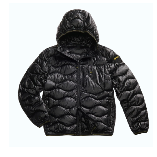 Blauer Uomo Nero Imbottito Piuma