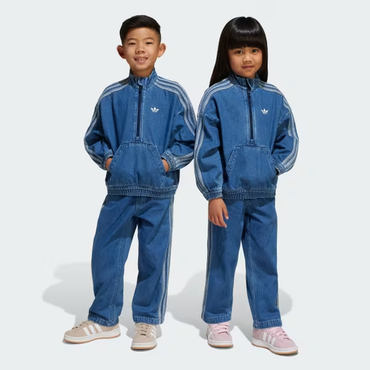 Tutina in denim lavaggio chiaro  bambini adidas