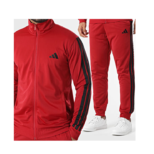 Tuta Adidas Rosso scuro Uomo