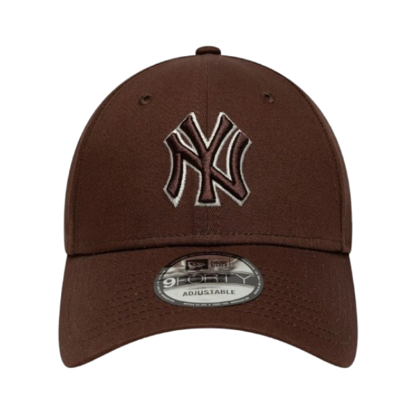 Cappello New Era Marrone doppio logo