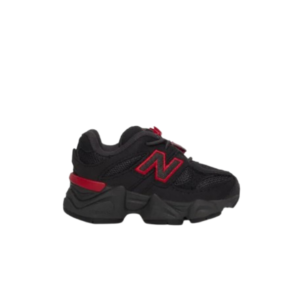 New Balance 9060 bambini nera e rossa