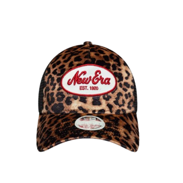 Cappello new era leopard con rete