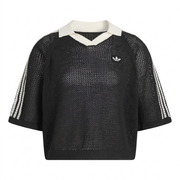 Shirt crochet polo bucherellata