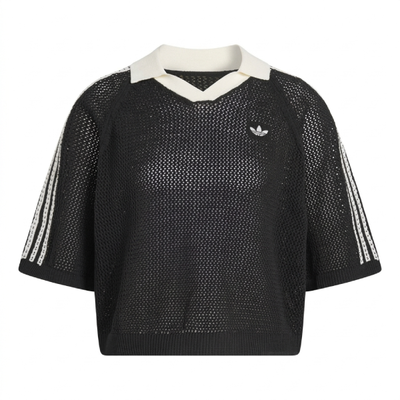 Shirt crochet polo bucherellata