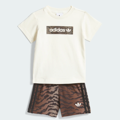 Completo Adidas  Bambina Leopardato