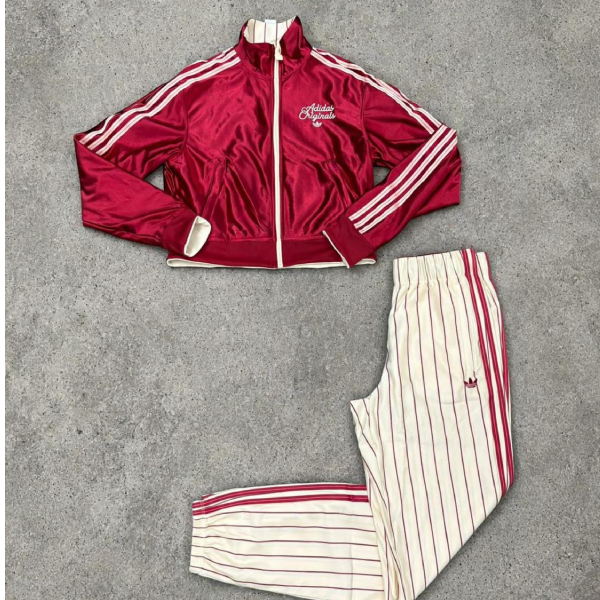 Tuta Adidas Donna Bordò A Righe -reversibile-