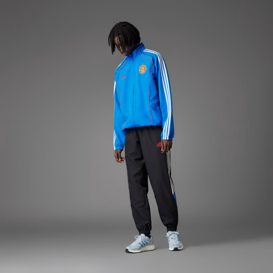 Tuta Manchester United Blu x Adidas Uomo