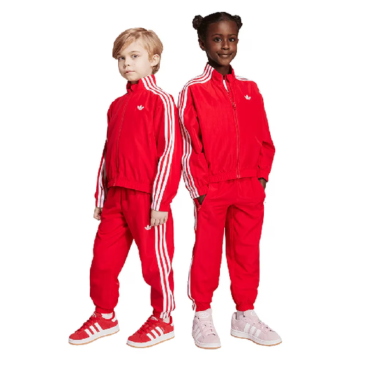 Tuta Adidas Rosso microfibra Bambino-bambina
