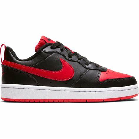 NIKE COURT BOROUGH LOW 2 NERA E ROSSA