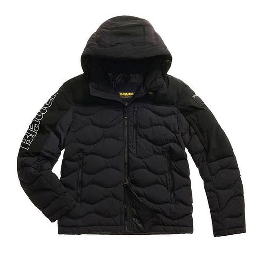 Blauer Uomo Nero con Scritta nel lato