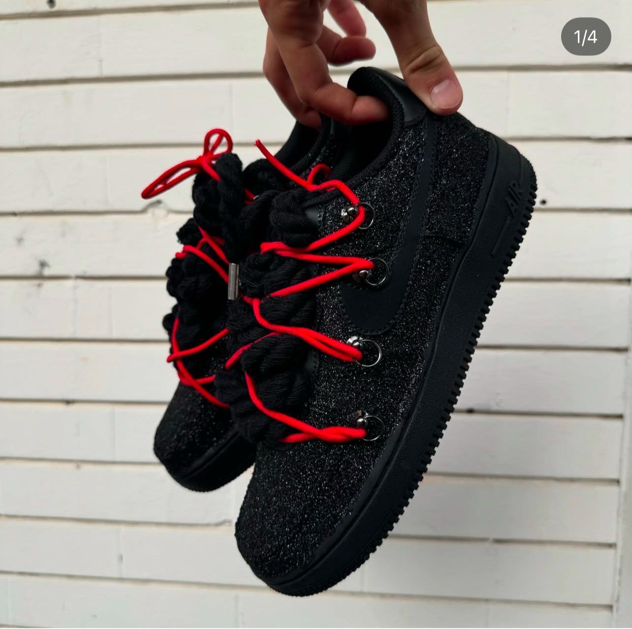 NIKE AIR FORCE 1 CUSTUM LACCIO DOPPIO