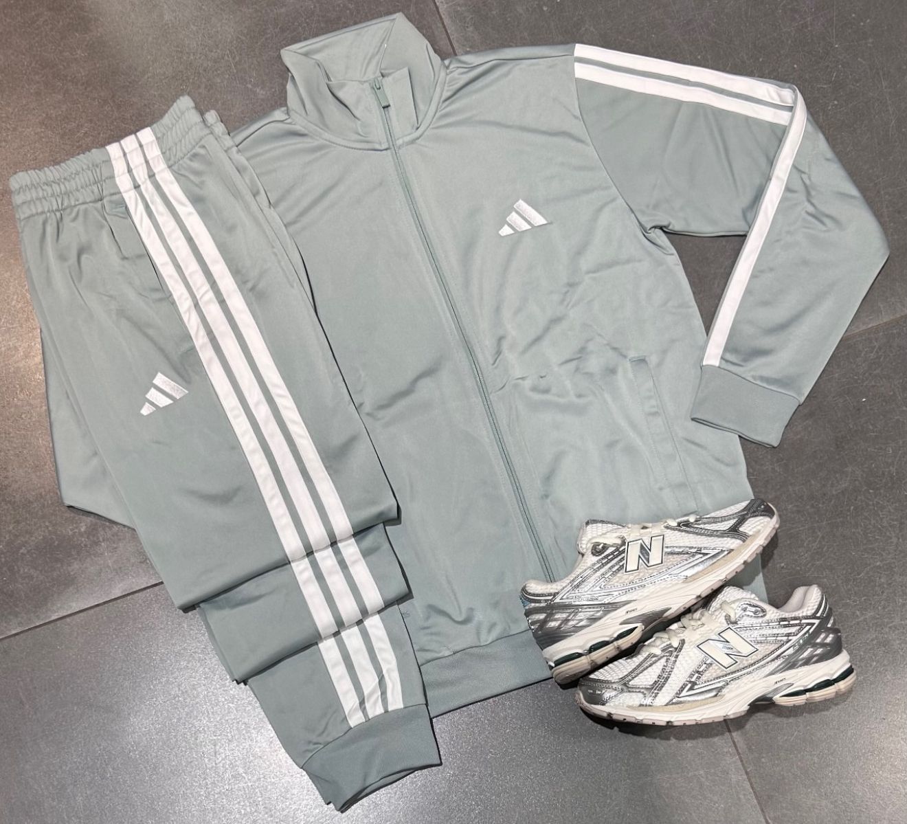 Tuta Adidas Verde Acqua