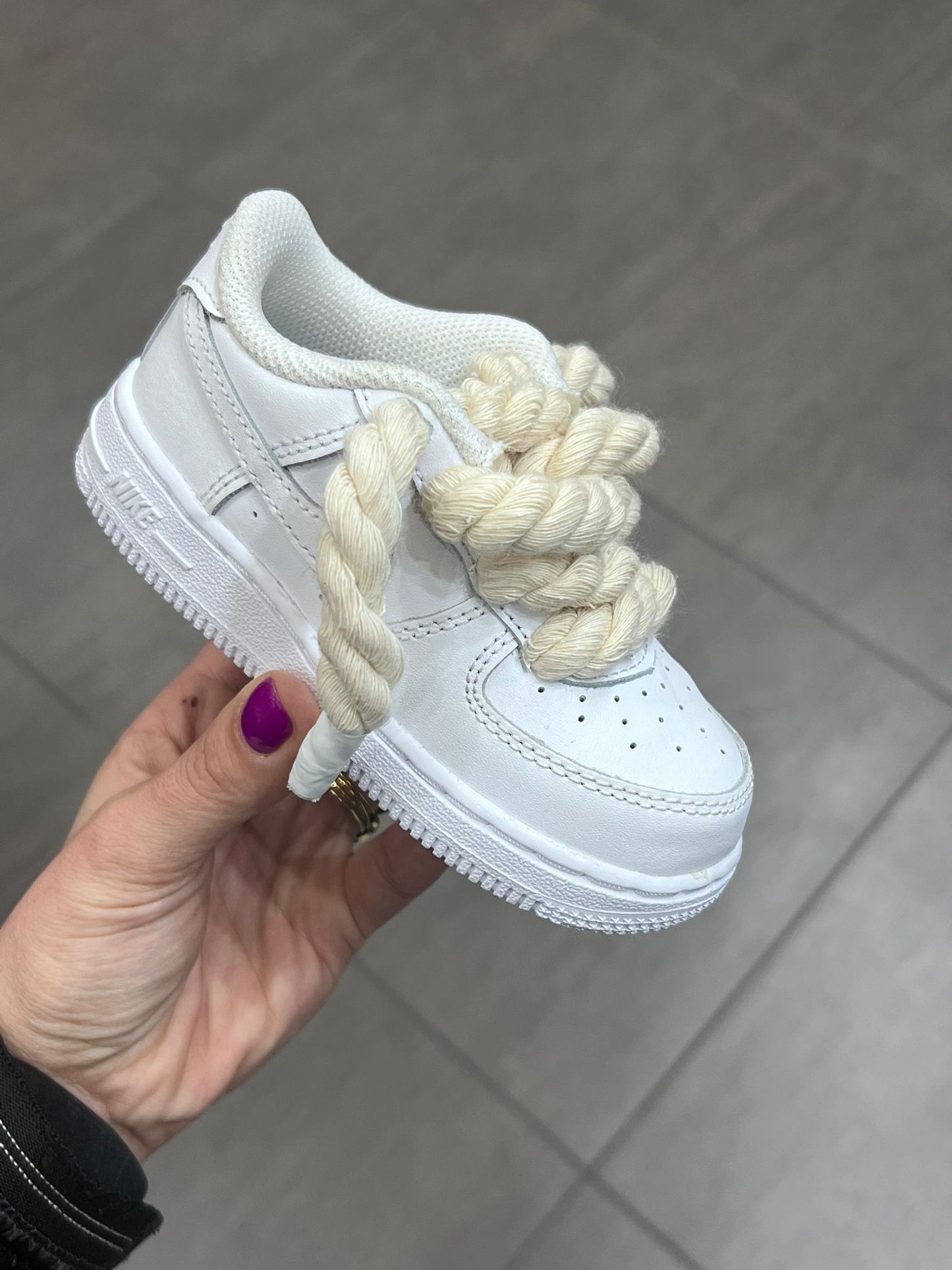 NIKE AIR FORCE 1 BABY LACCI CORDA