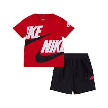 COMPLETINO NIKE IN TRICOT SPLIT FUTURA BABY - RED