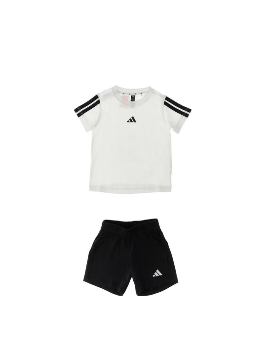 COMPLETO ADIDAS BABY BIANCO E NERO