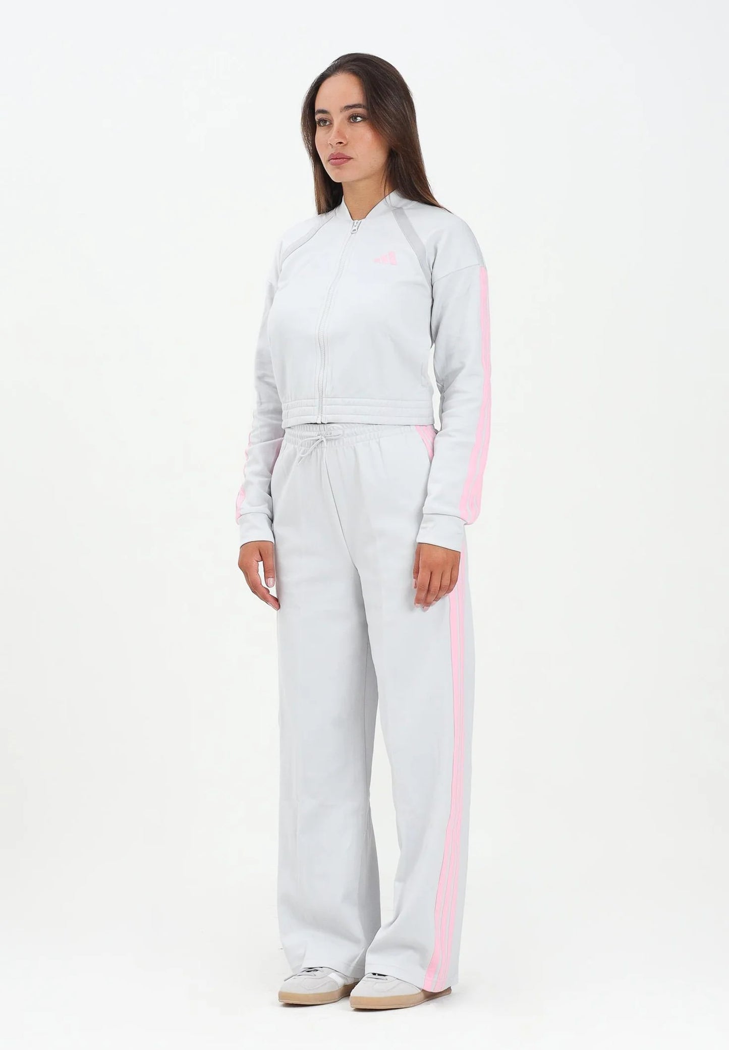 Tuta Adidas Donna Rosa e Grigia