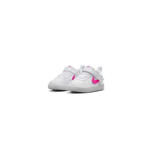Nike Court Borough Low Recraft Bambino Ragazza Bianco Rosa