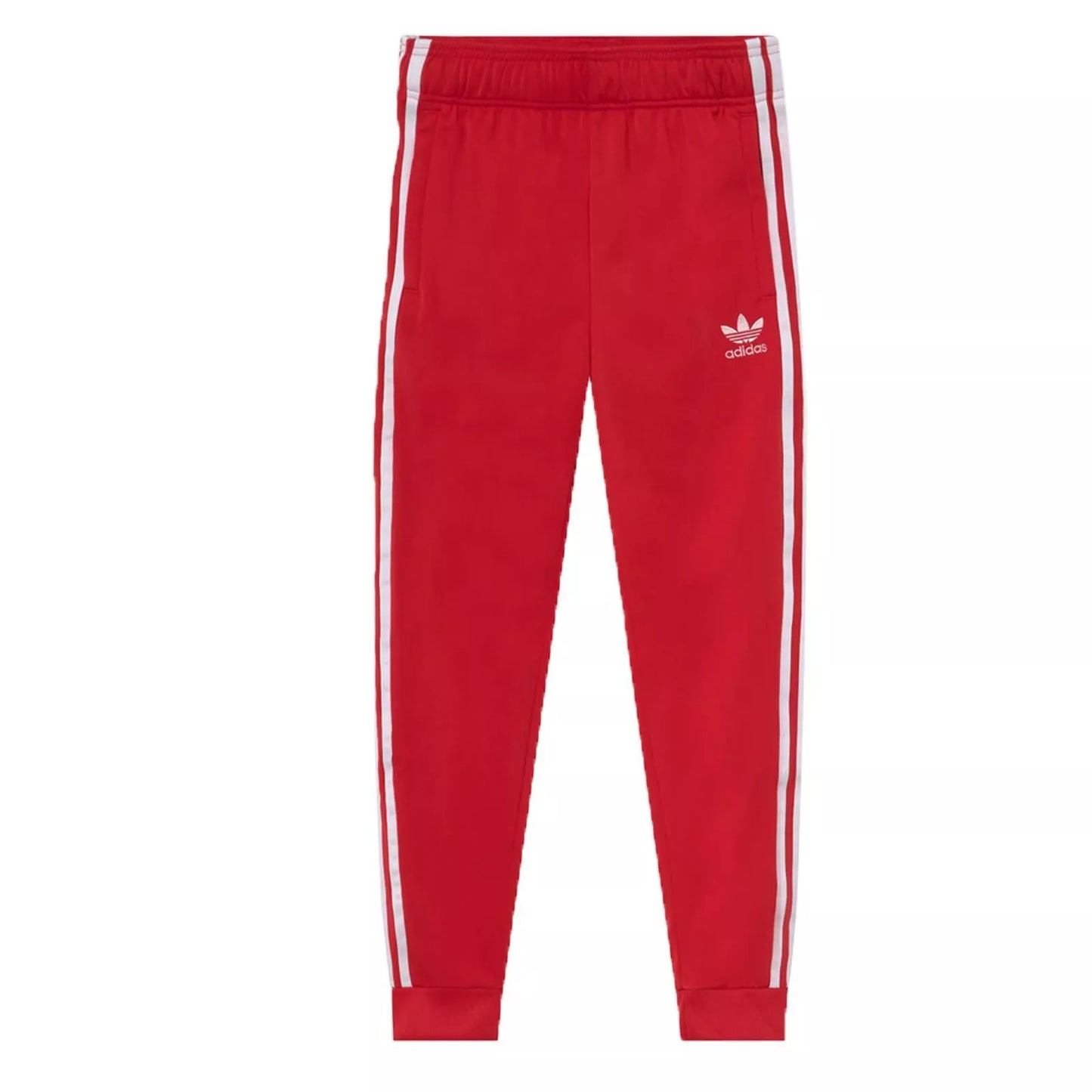 Tuta Adidas Beckenbauer Rossa con Bande Bianche